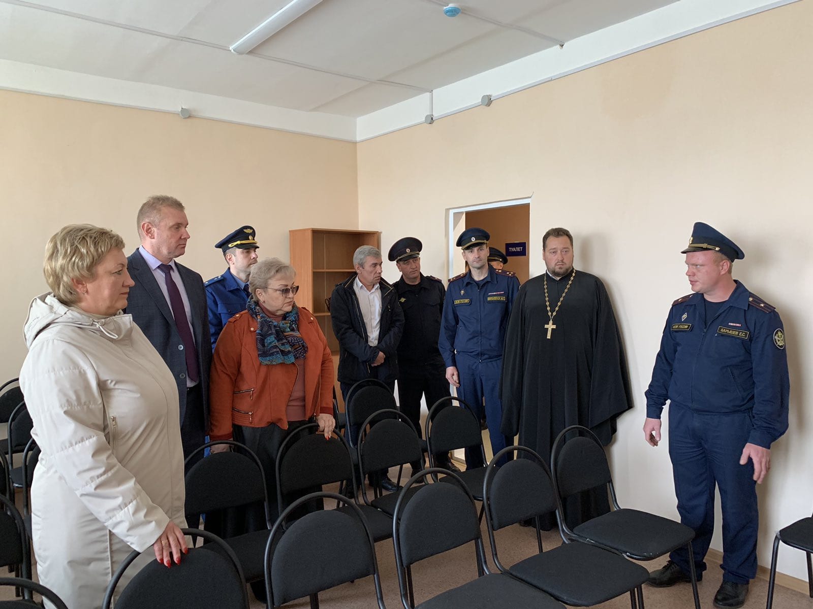 Протоиерей Антоний Шварев принял участие в открытии исправительного центра в Беково 