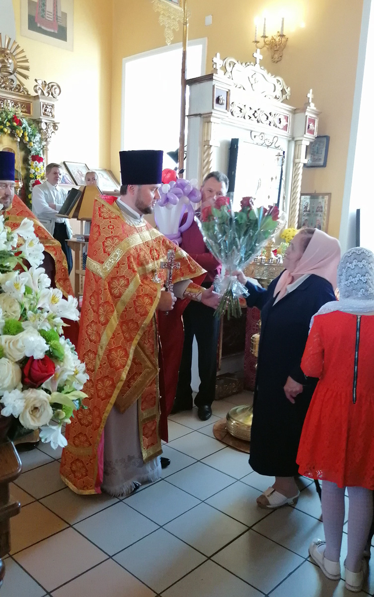 Поздравление с Днём рождения настоятеля нашего храма