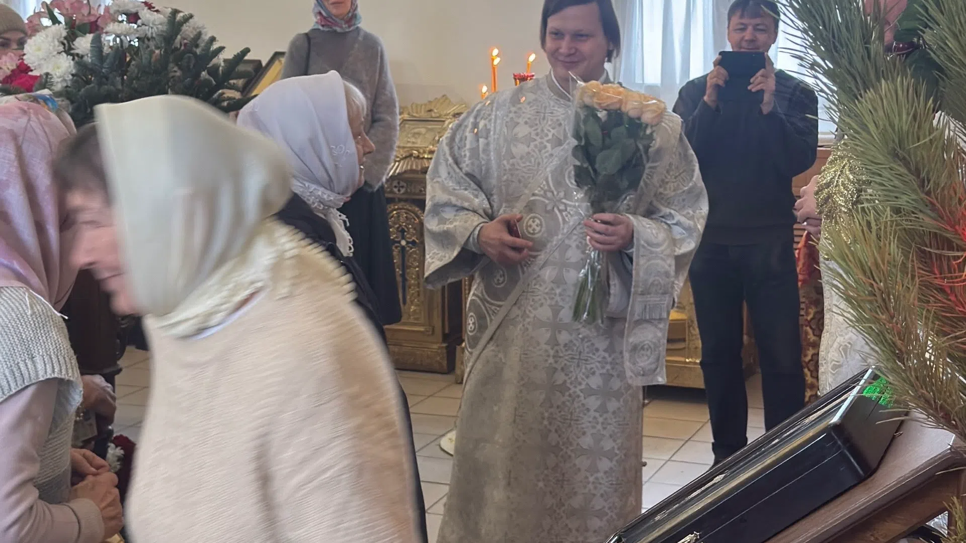 Поздравление с Днём рождения  диакона Сергия Исайчева 