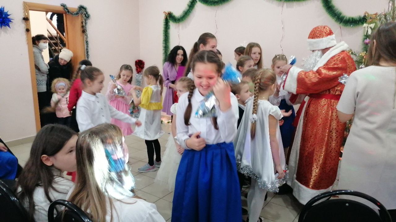 В воскресной школе состоялся Рождественский утренник