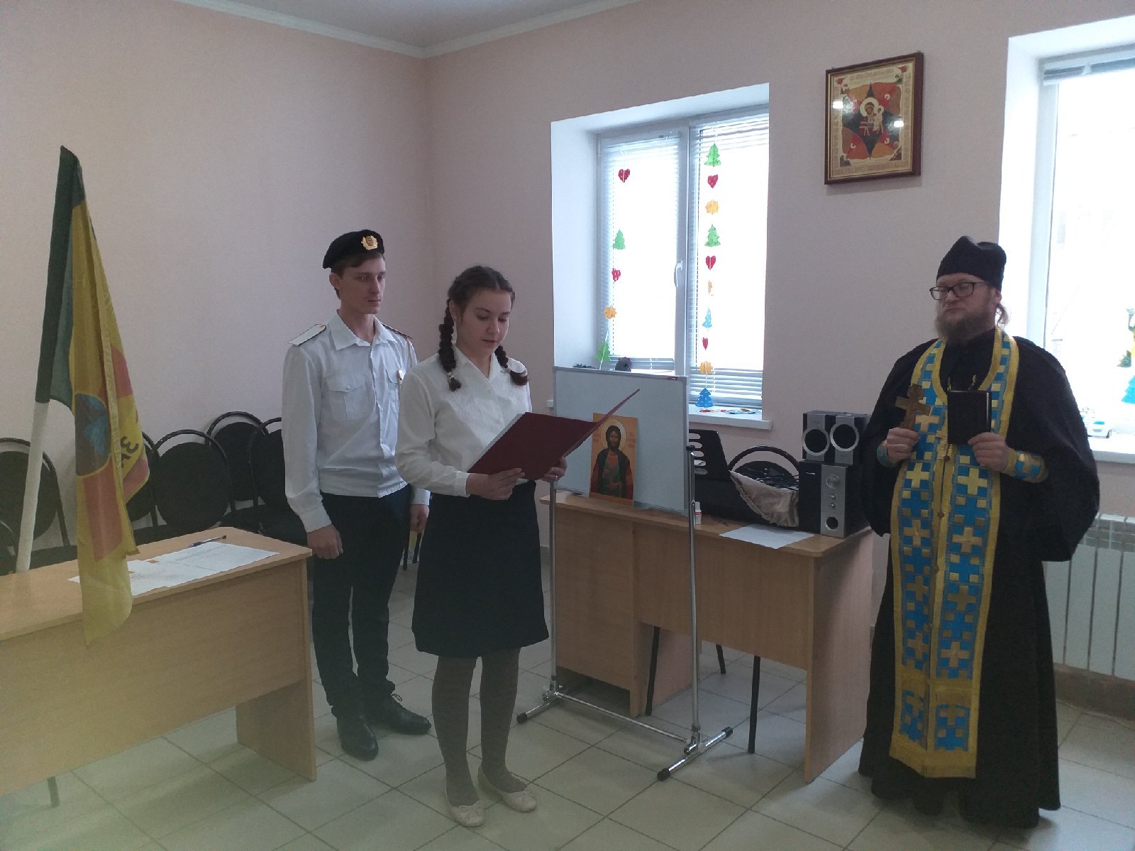 Торжественный сбор Пензенской православной дружины "Застава"