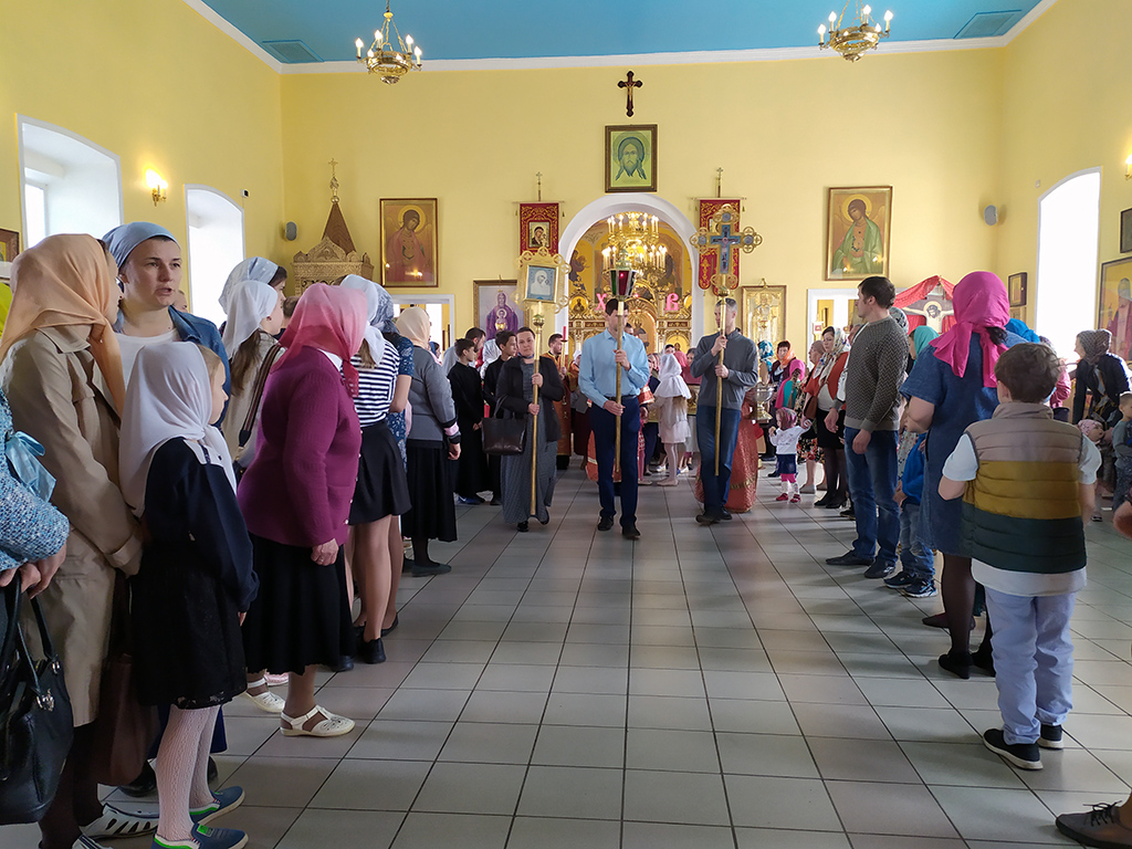Празднование Антипасхи в Никольском храме