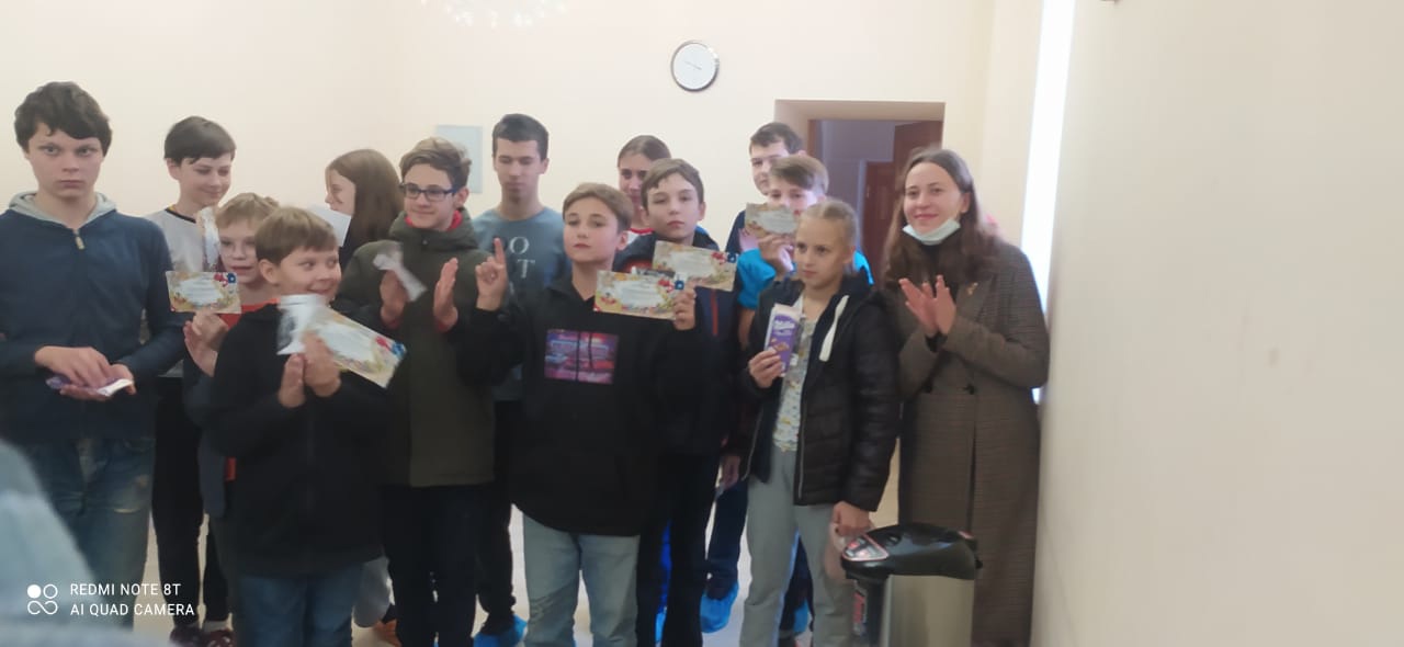 Воспитанники воскресной школы нашего храма приняли участие в состязаниях «Осень спортивная»