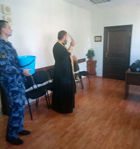 В УФСИН России по Пензенской области освятили служебные помещения.