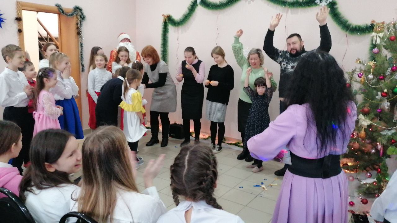 В воскресной школе состоялся Рождественский утренник