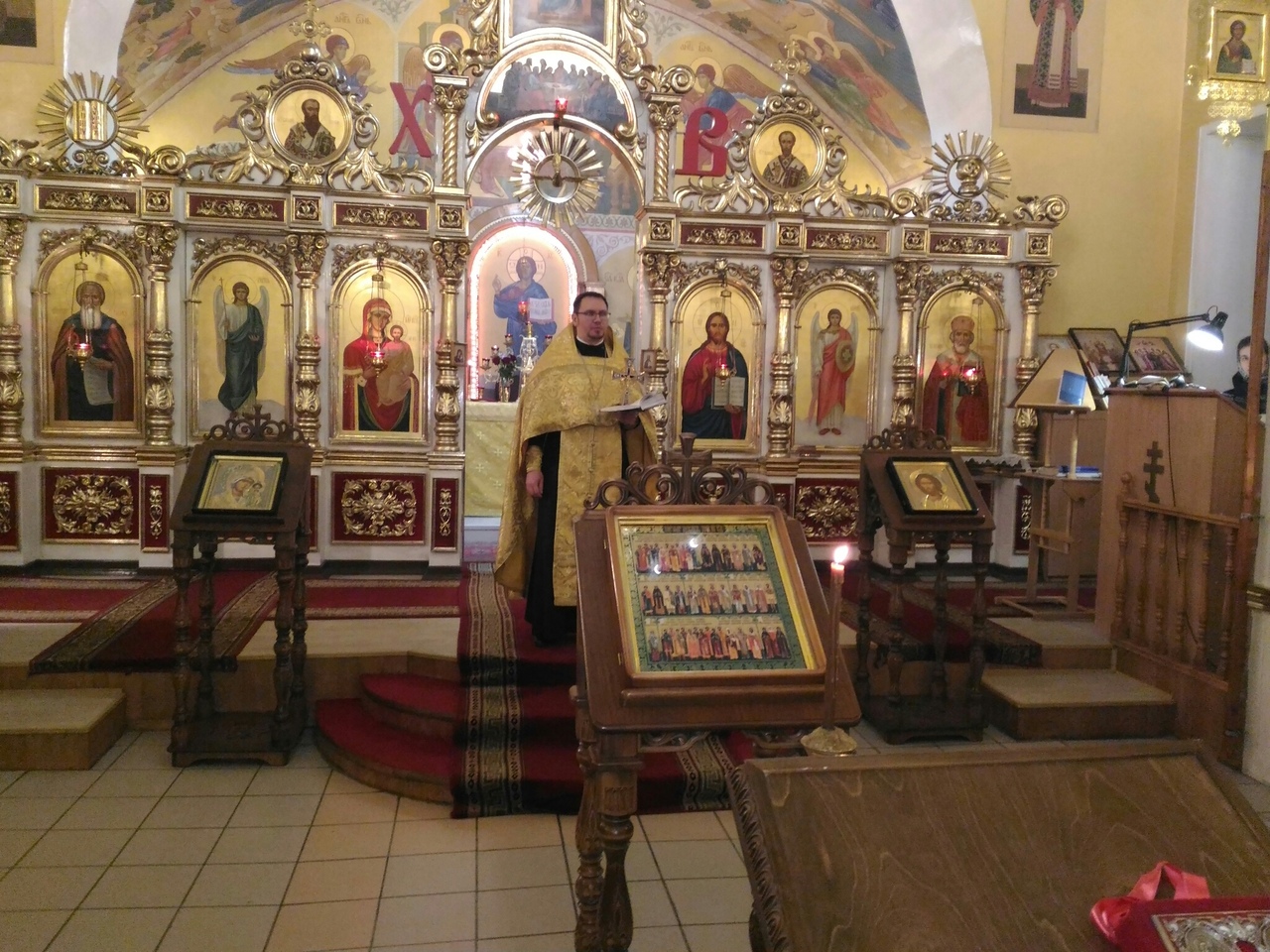 Новогодний молебен в нашем храме