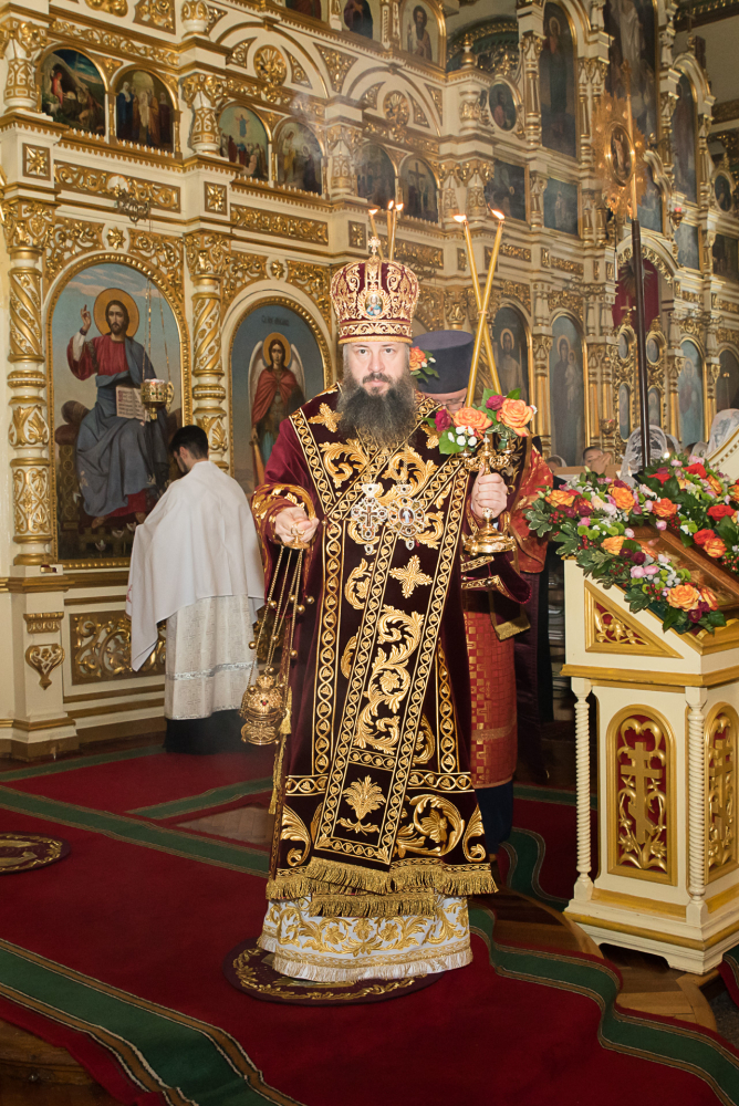 Протоиерей Александр Филиппов поздравил  митрополита Серафима с днем Ангела