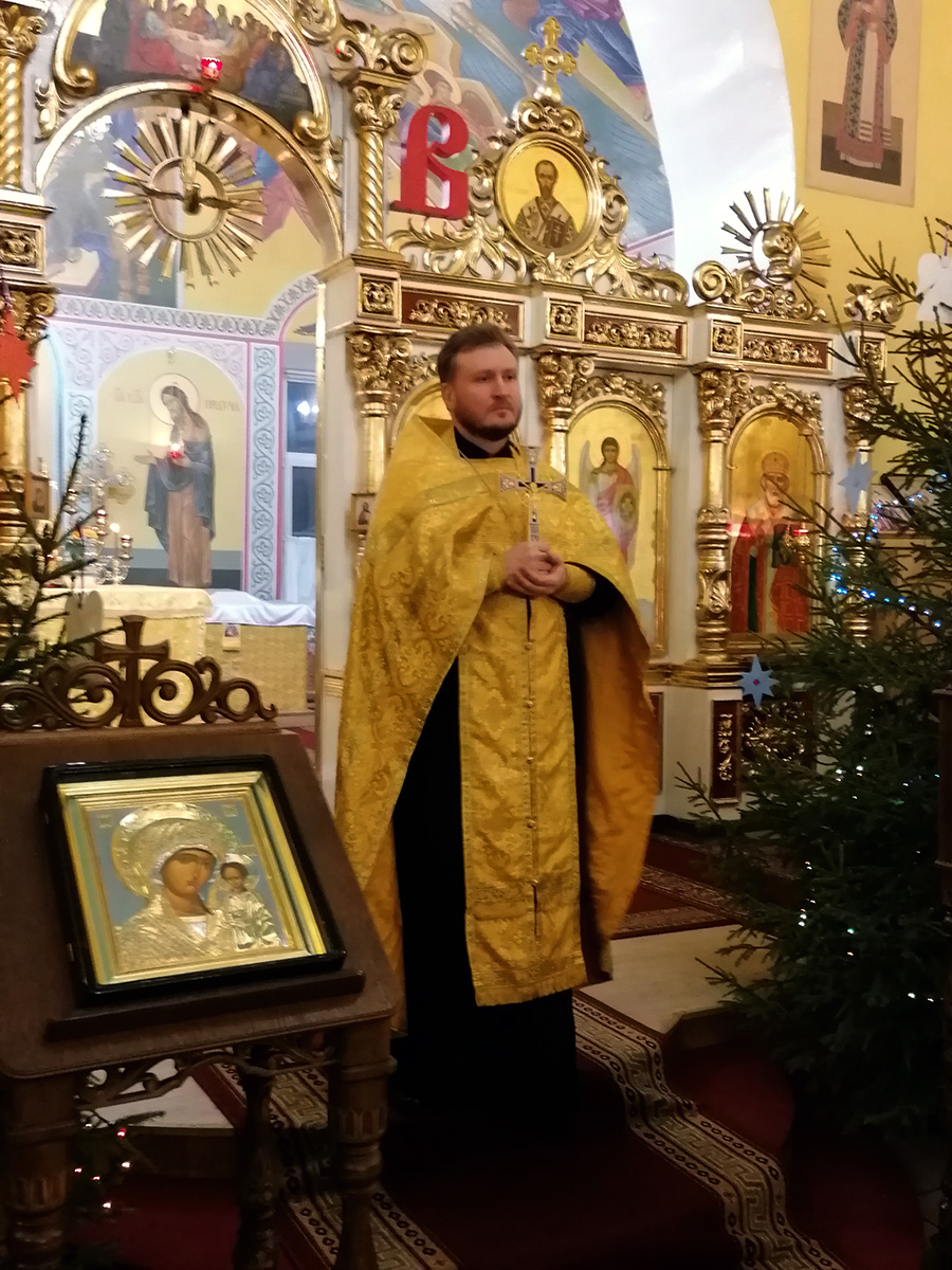  Новогодний молебен в нашем храме