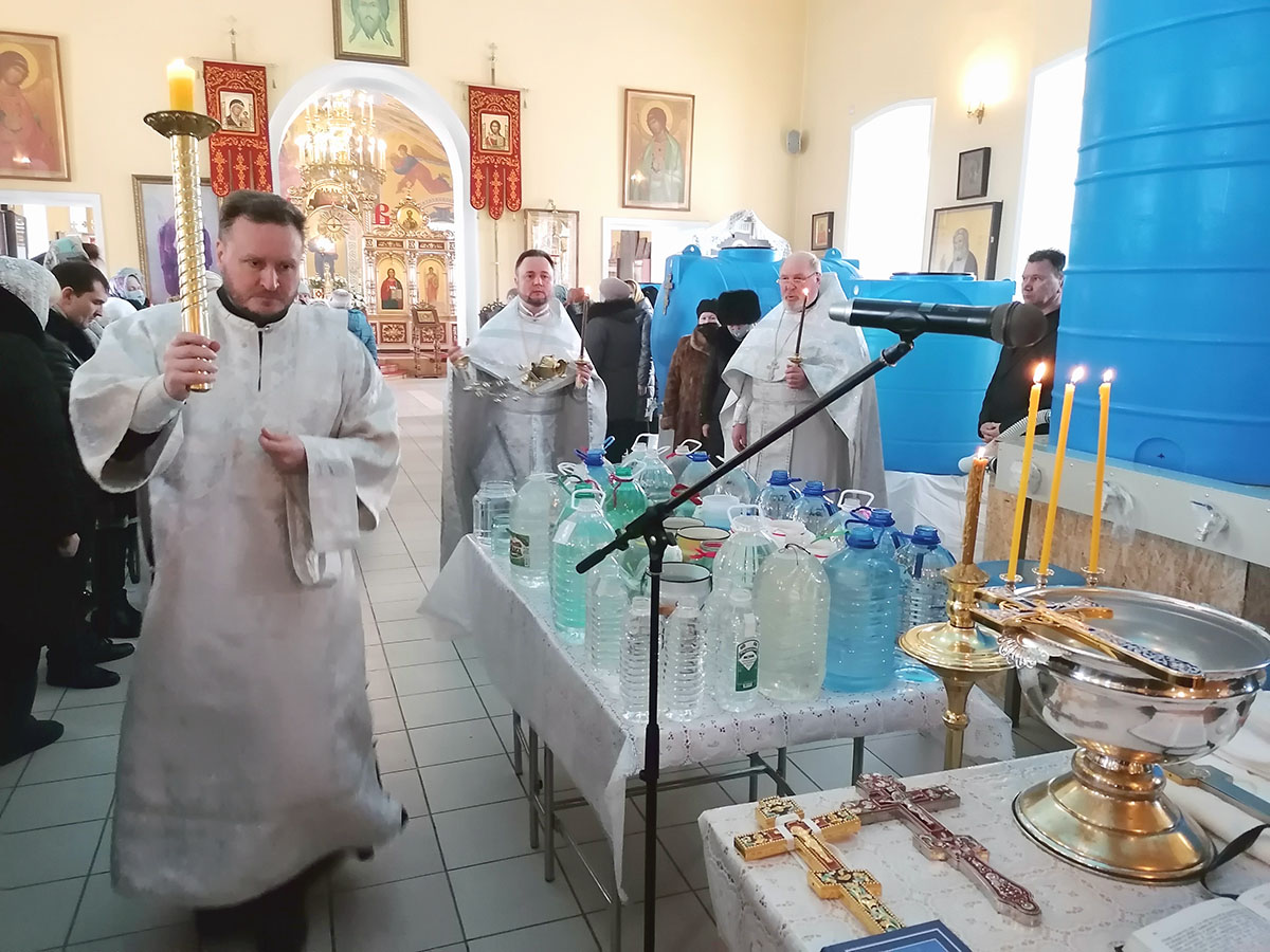Крещенский сочельник в нашем храме