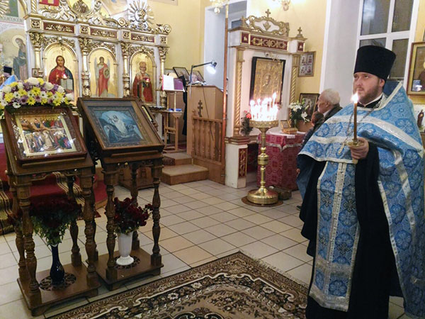 Всенощное бдение накануне Недели 20-ой по Пятидесятнице и праздника Покрова Пресвятой Богородицы