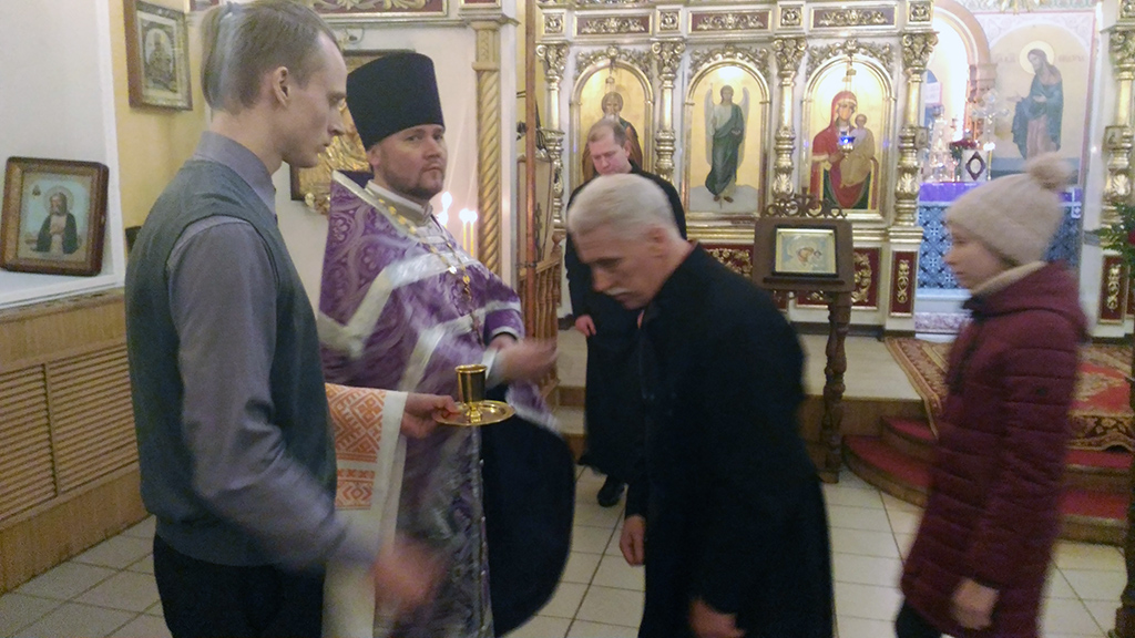Всенощное бдение в канун Крестопоклонной Недели