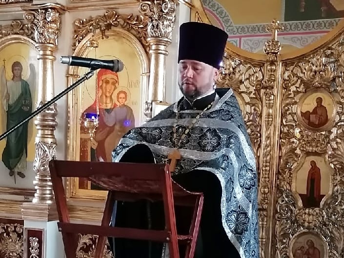 Протоиерей Александр Филиппов  совершил утреню с чтением Великого канона преподобного Андрея Критского