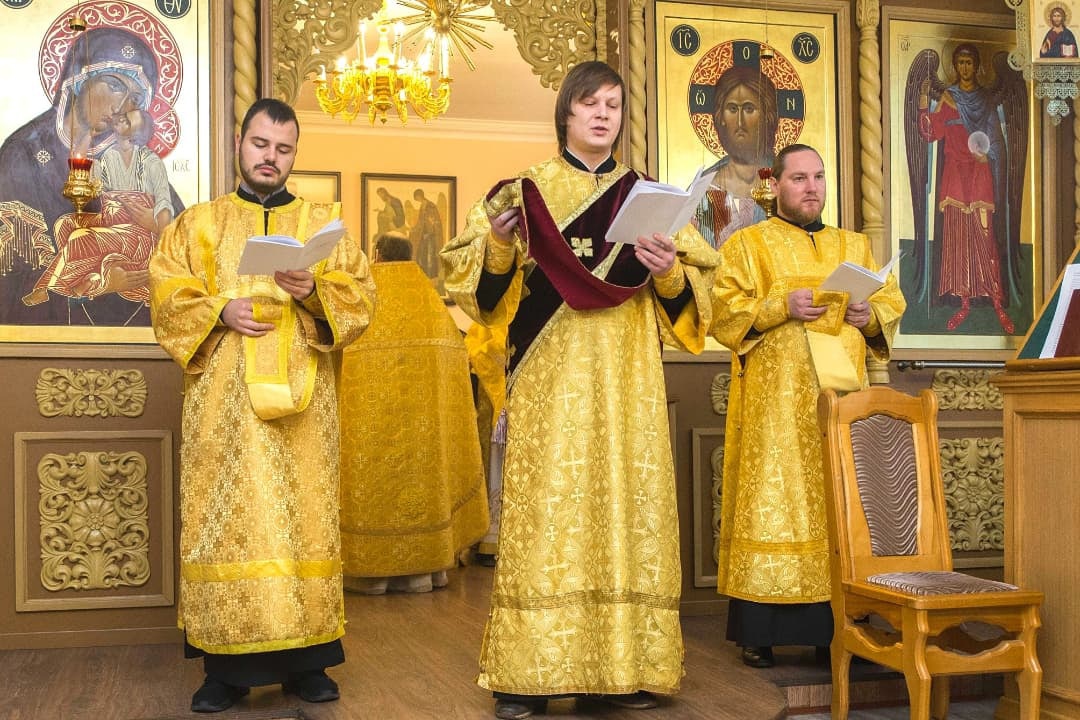 Диакон Сергий Исайчев сослужил за литургией в Пензенской духовной семинарии
