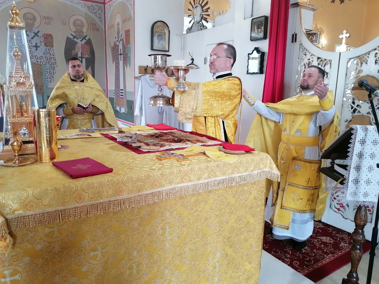 Литургия в день пророка Иезекиля 