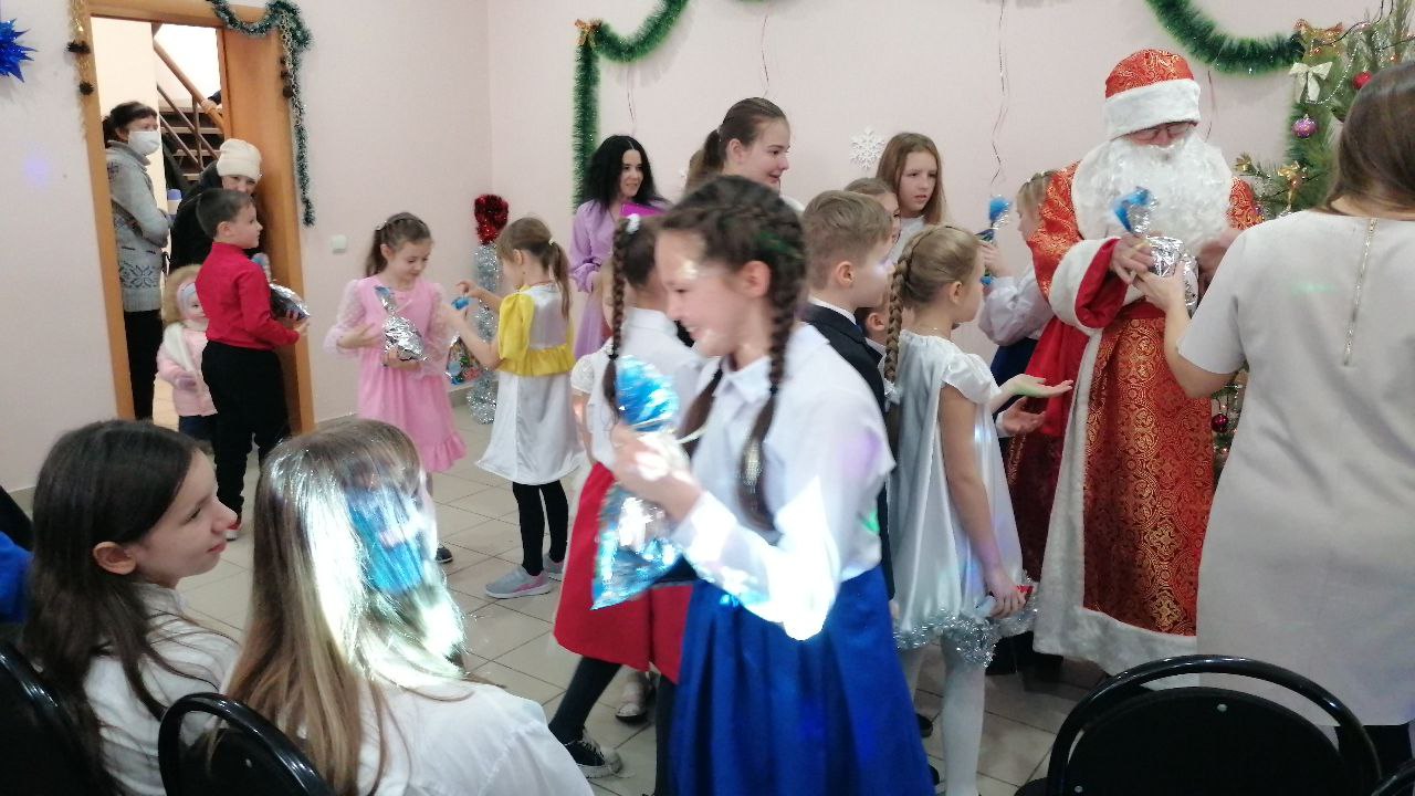 В воскресной школе состоялся Рождественский утренник
