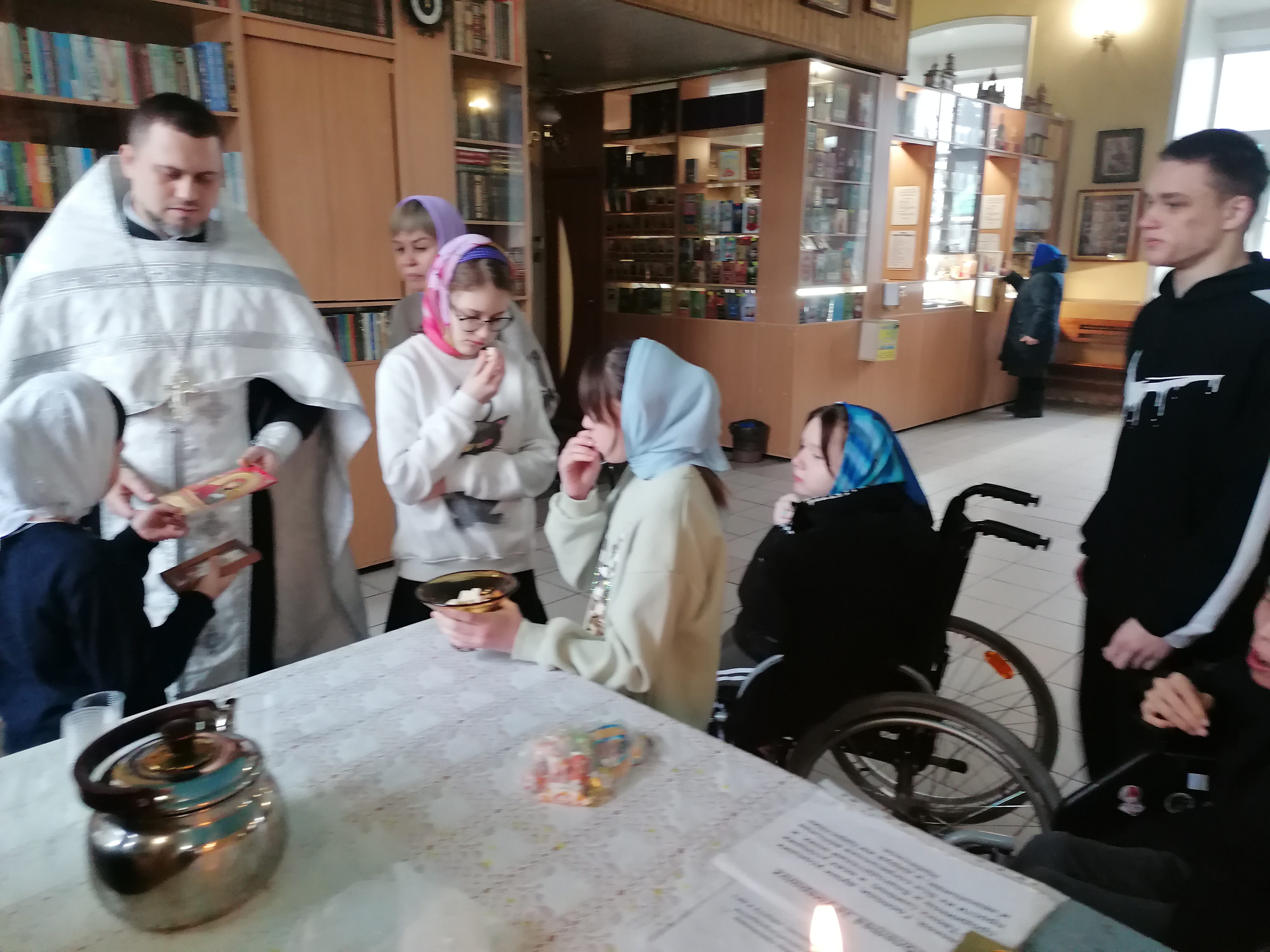 Состоялась духовно-просветительская встреча детей со священником