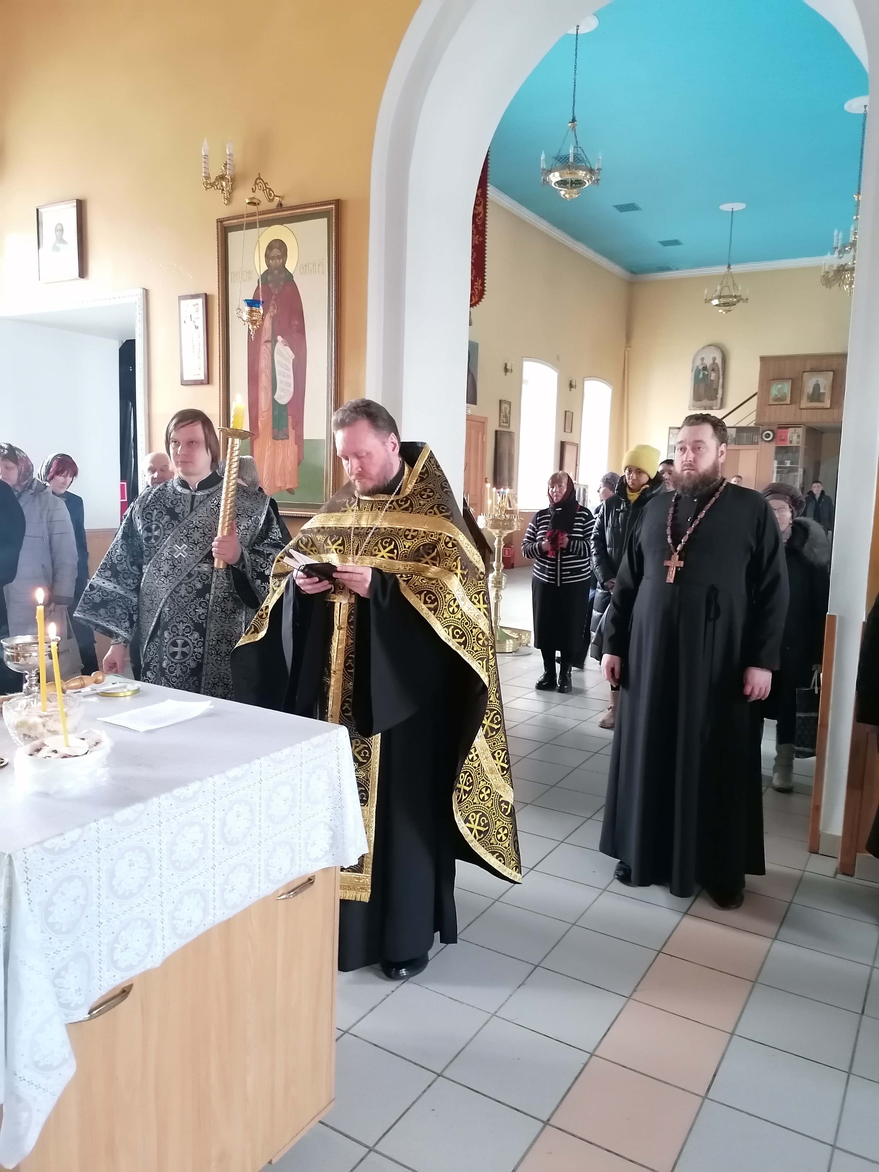 Служба в четверг первой седмицы Великого поста
