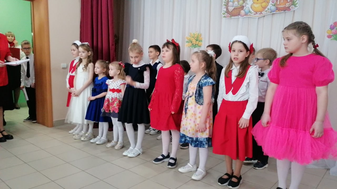 В воскресной школе состоялся Пасхальный утренник