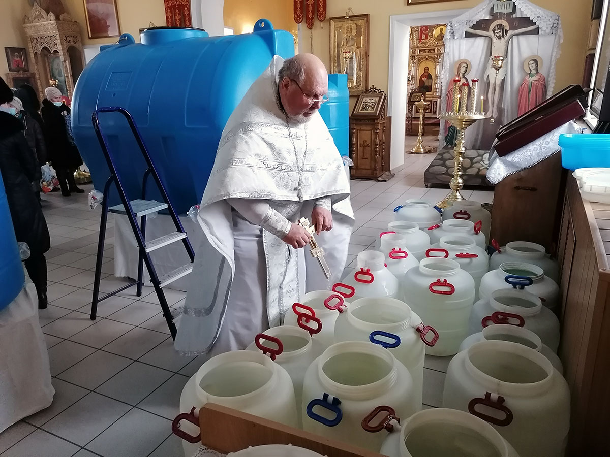 Крещенский сочельник в нашем храме
