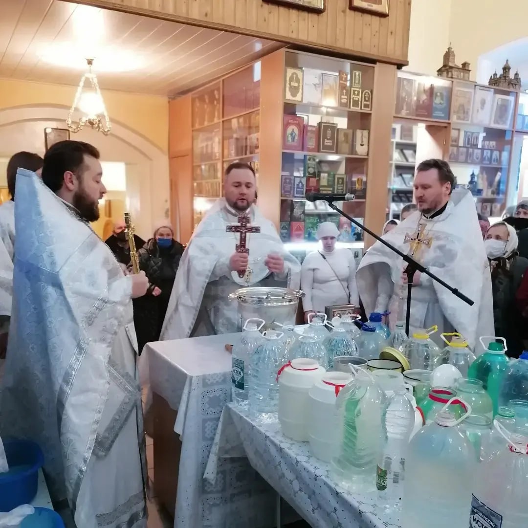 Празднование Крещение Господне в нашем храме