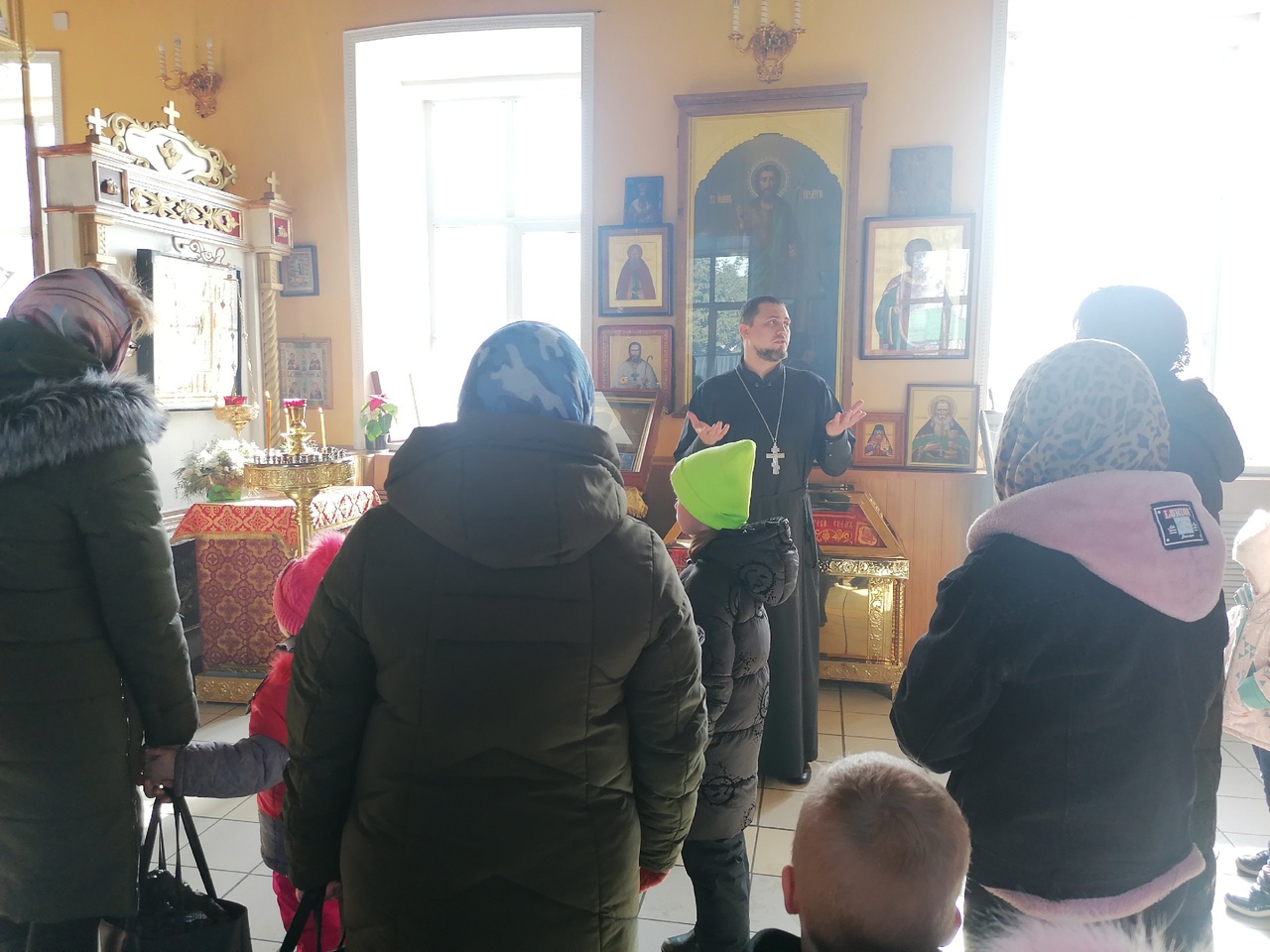 Состоялась экскурсия по храмовому комплексу дошкольников старшей группы детского сада