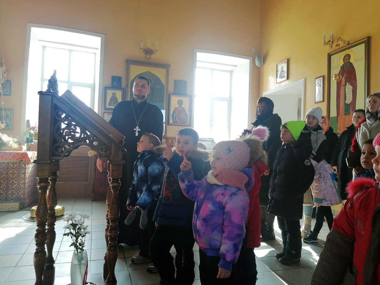 Состоялась экскурсия по храмовому комплексу дошкольников старшей группы детского сада