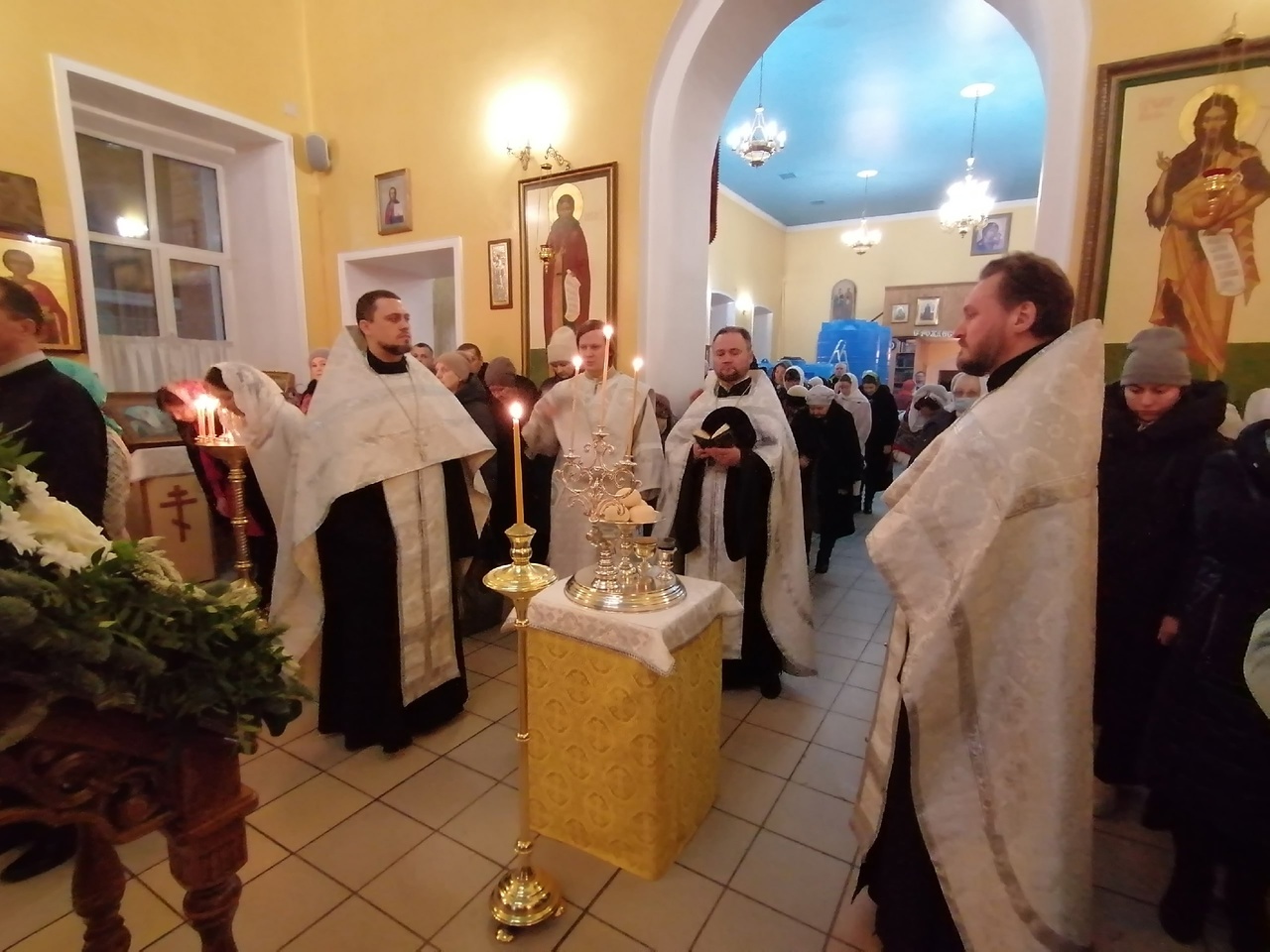 Всенощное бдение в канун Крещения Господня