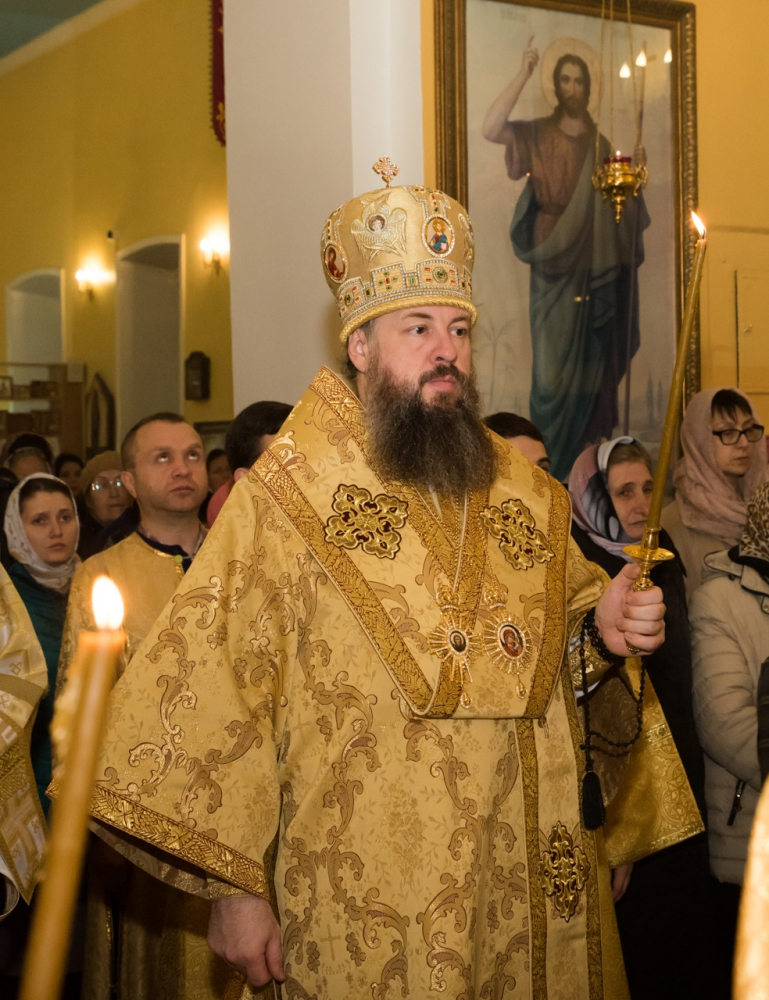 В канун престольного праздника митрополит Серафим совершил всенощное бдение в нашем храме