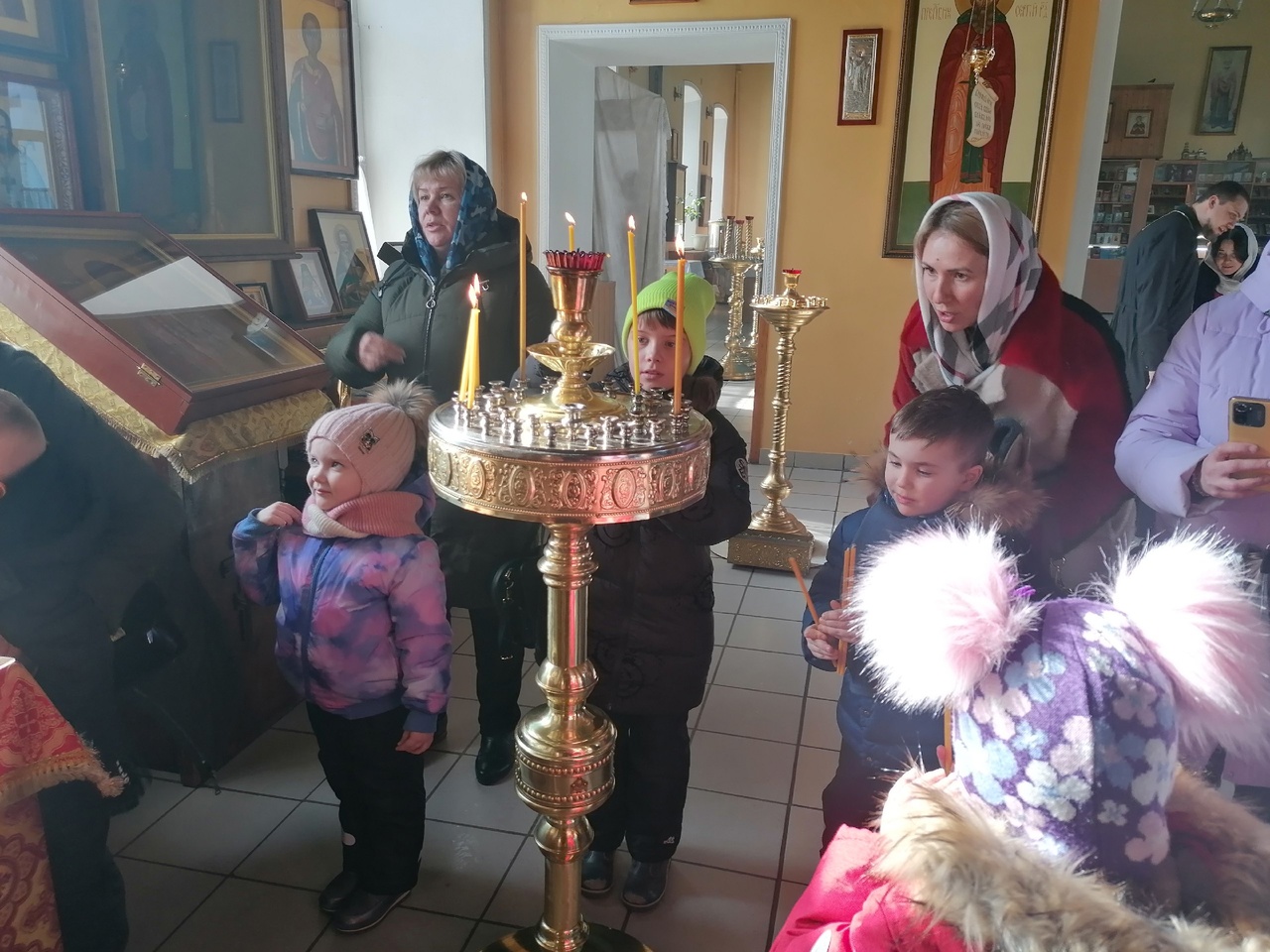 Состоялась экскурсия по храмовому комплексу дошкольников из детского сада