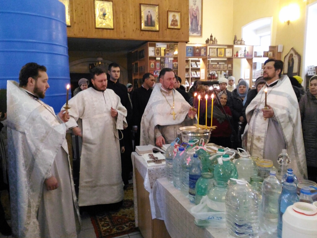 Крещенский сочельник в нашем храме
