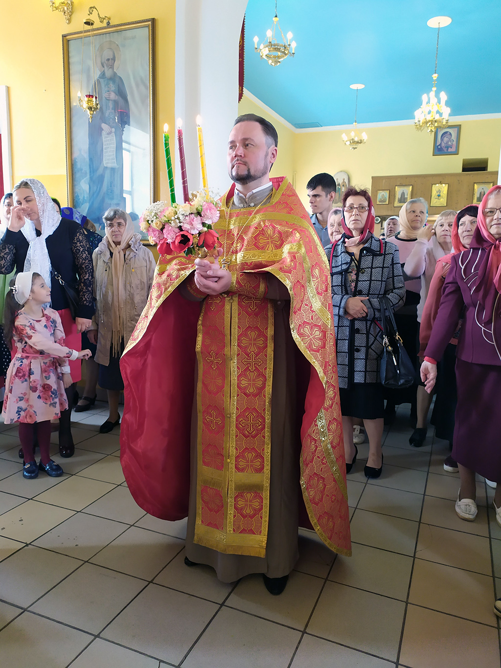 Празднование Антипасхи в Никольском храме