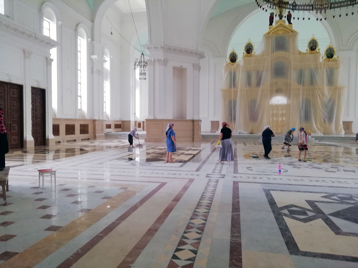 Генеральная уборка Первохрама