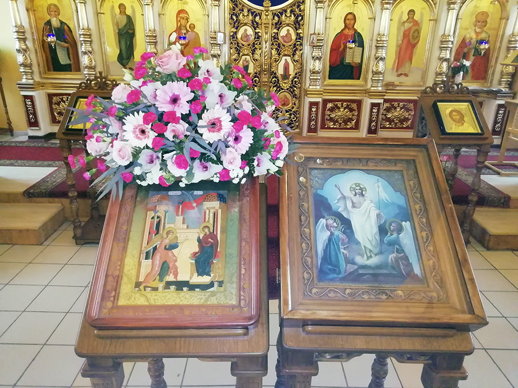 Неделя 4-я Великого поста и празднование Благовещения Пресвятой Богородицы