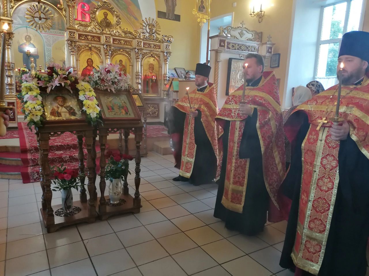 Всенощное бдение в канун престольного праздника нашего храма 