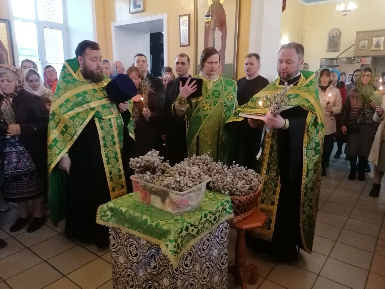 Всенощное бдение в канун Входа Господня в Иерусалим