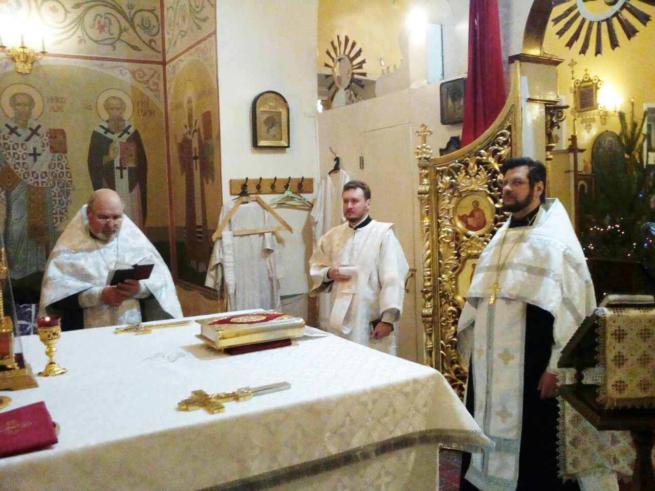 Великая вечерня в праздник Рождества Христова 