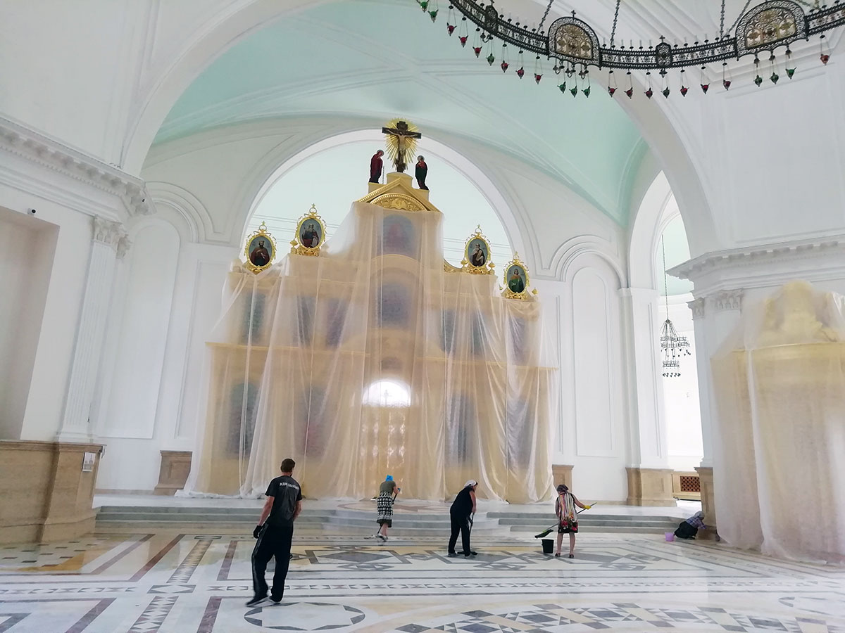 Генеральная уборка Первохрама