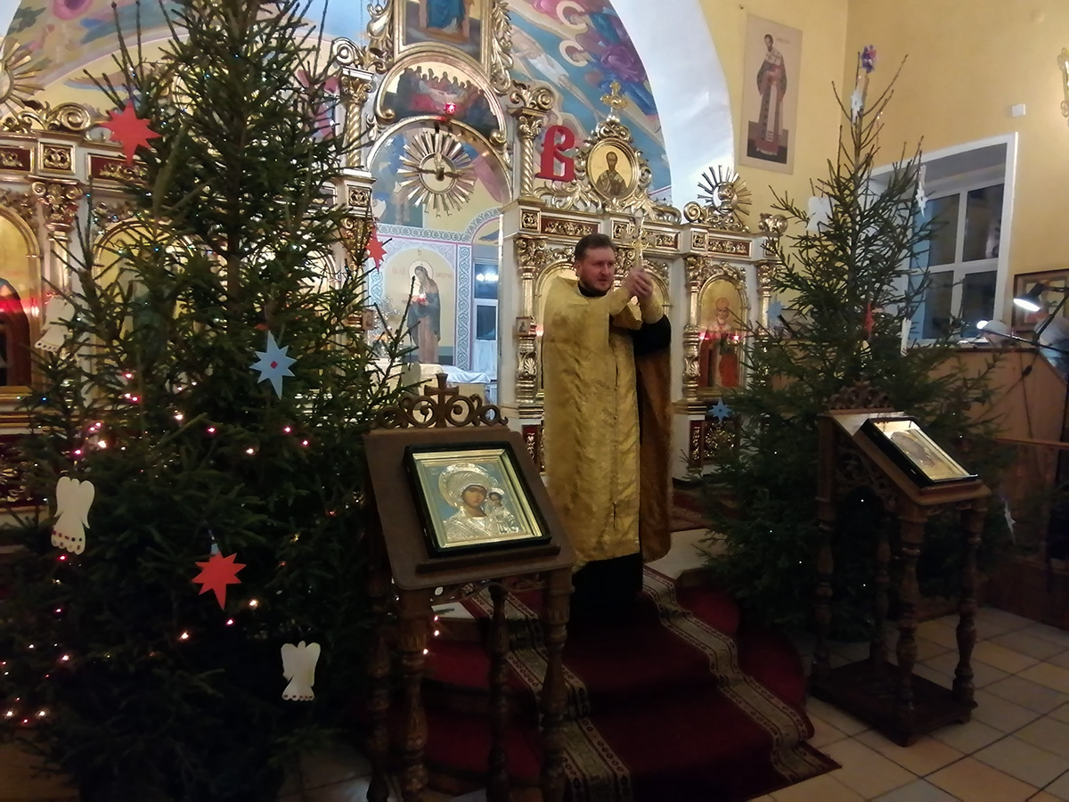  Новогодний молебен в нашем храме