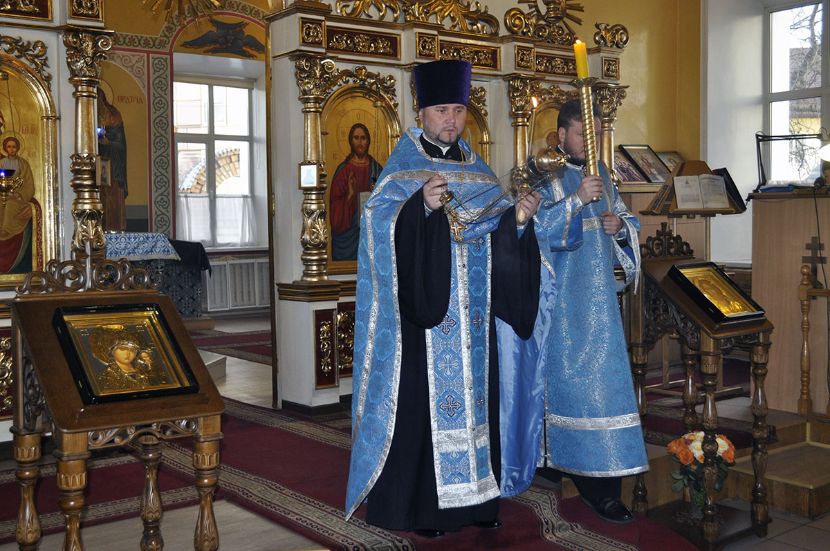 Всенощное бдение в канун Благовещения Пресвятой Богородицы