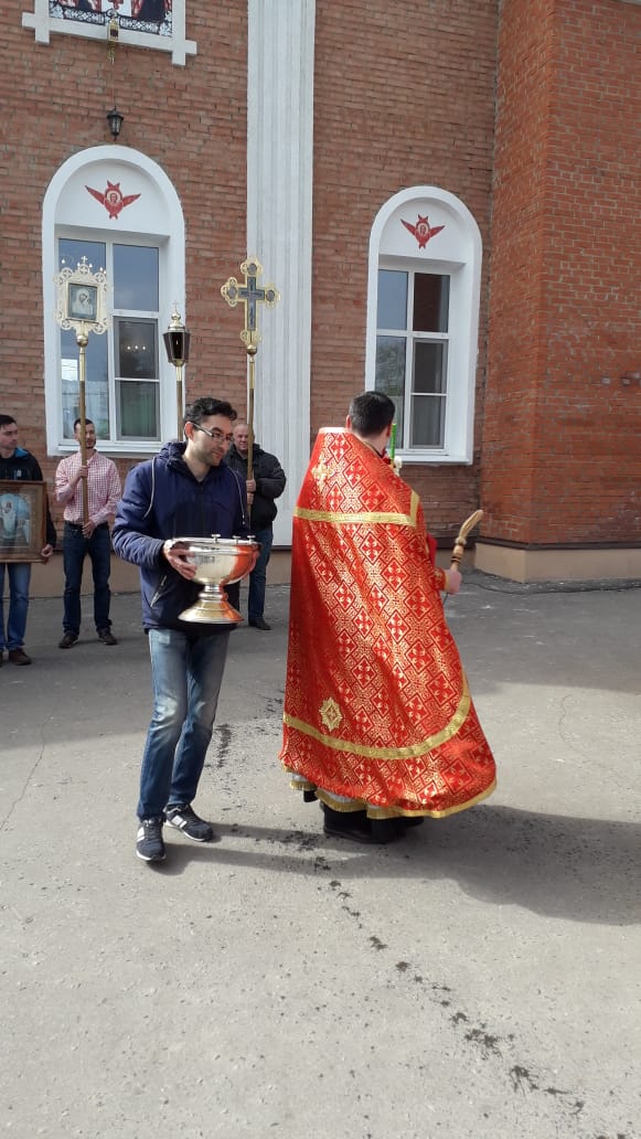 Во вторник Светлой седмицы протоиерей Александр Филиппов совершил Божественную литургию