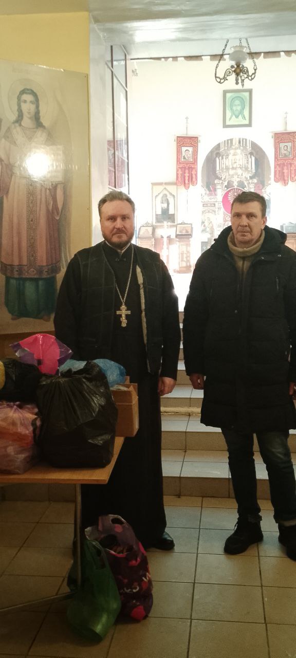 Прихожане Никольского храма  отправили гуманитарную помощь в зону СВО