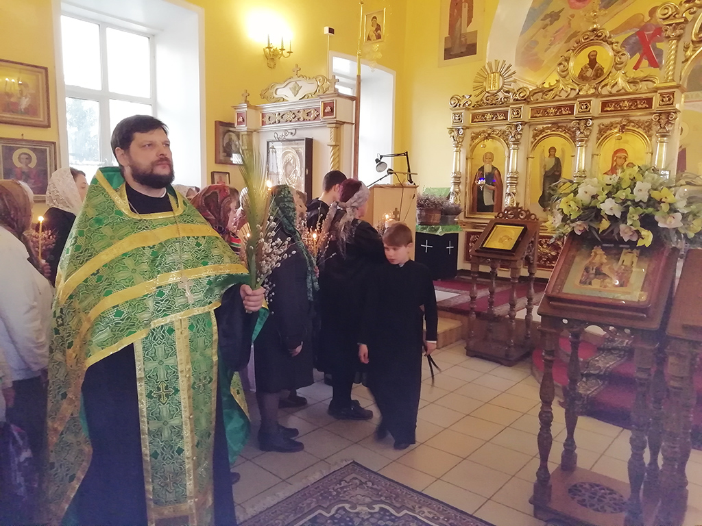 Всенощное бдение в канун праздника Входа Господня в Иерусалим