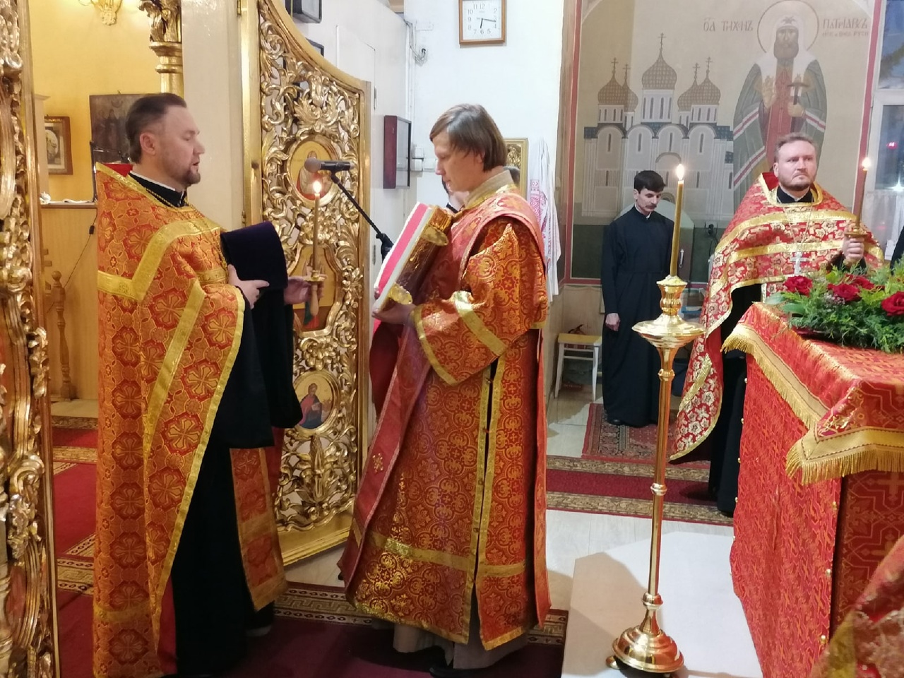 Всенощное бдение в канун празднования Воздвижения Животворящего Креста Господня