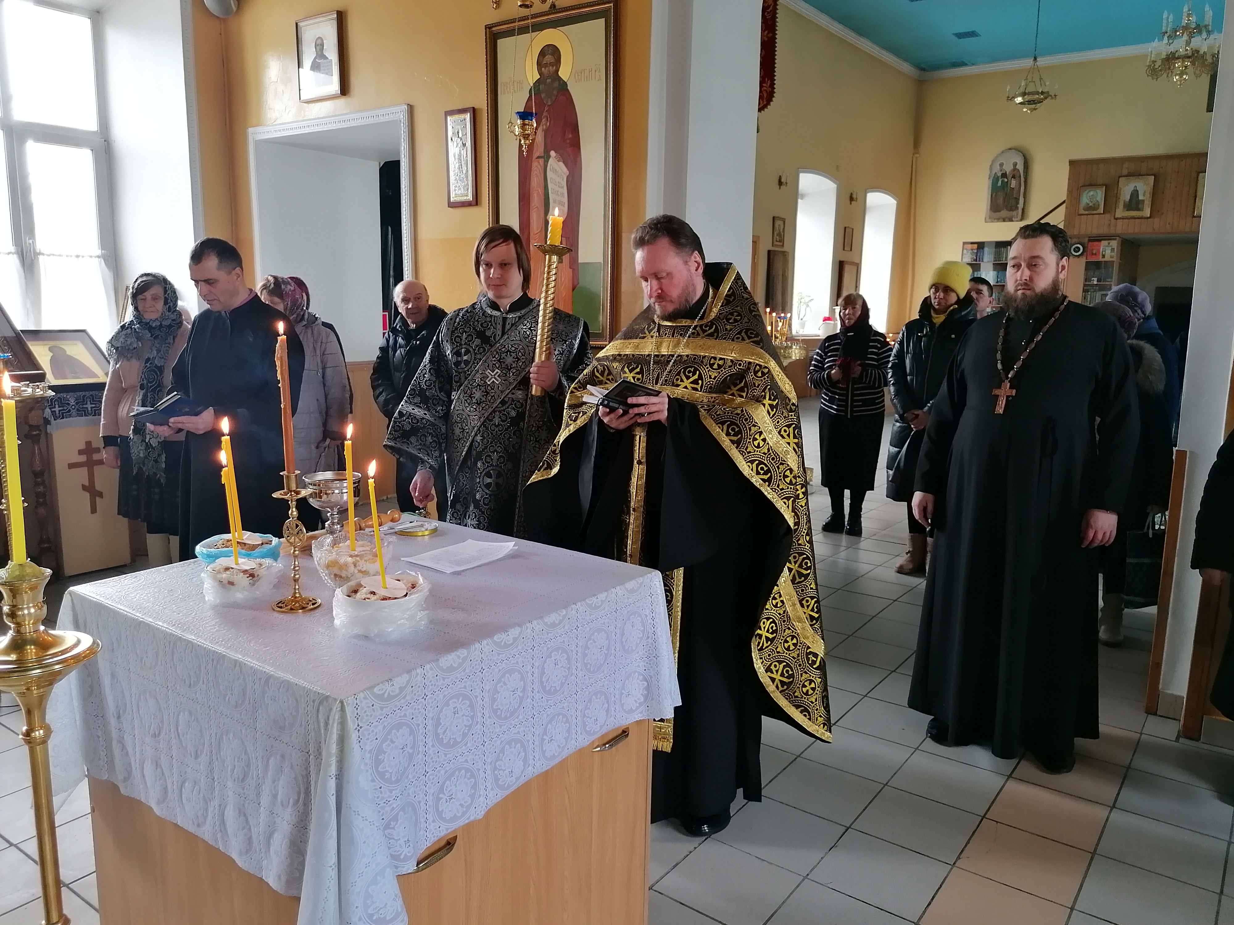 Служба в четверг первой седмицы Великого поста