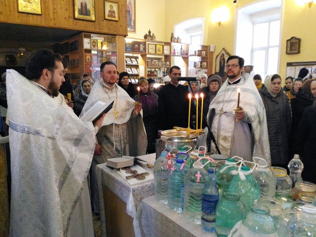 Крещенский сочельник в нашем храме