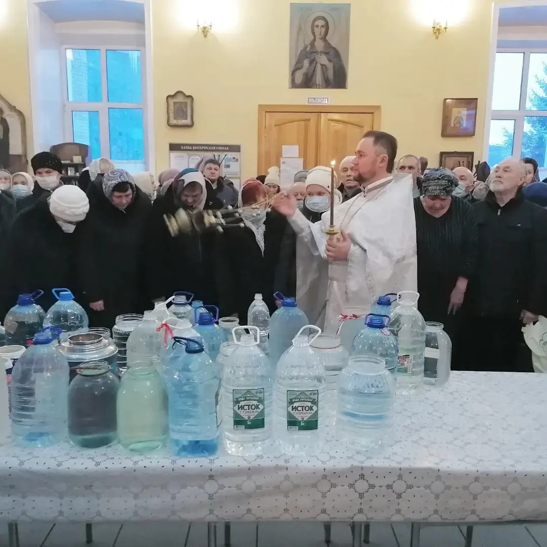 Празднование Крещение Господне в нашем храме
