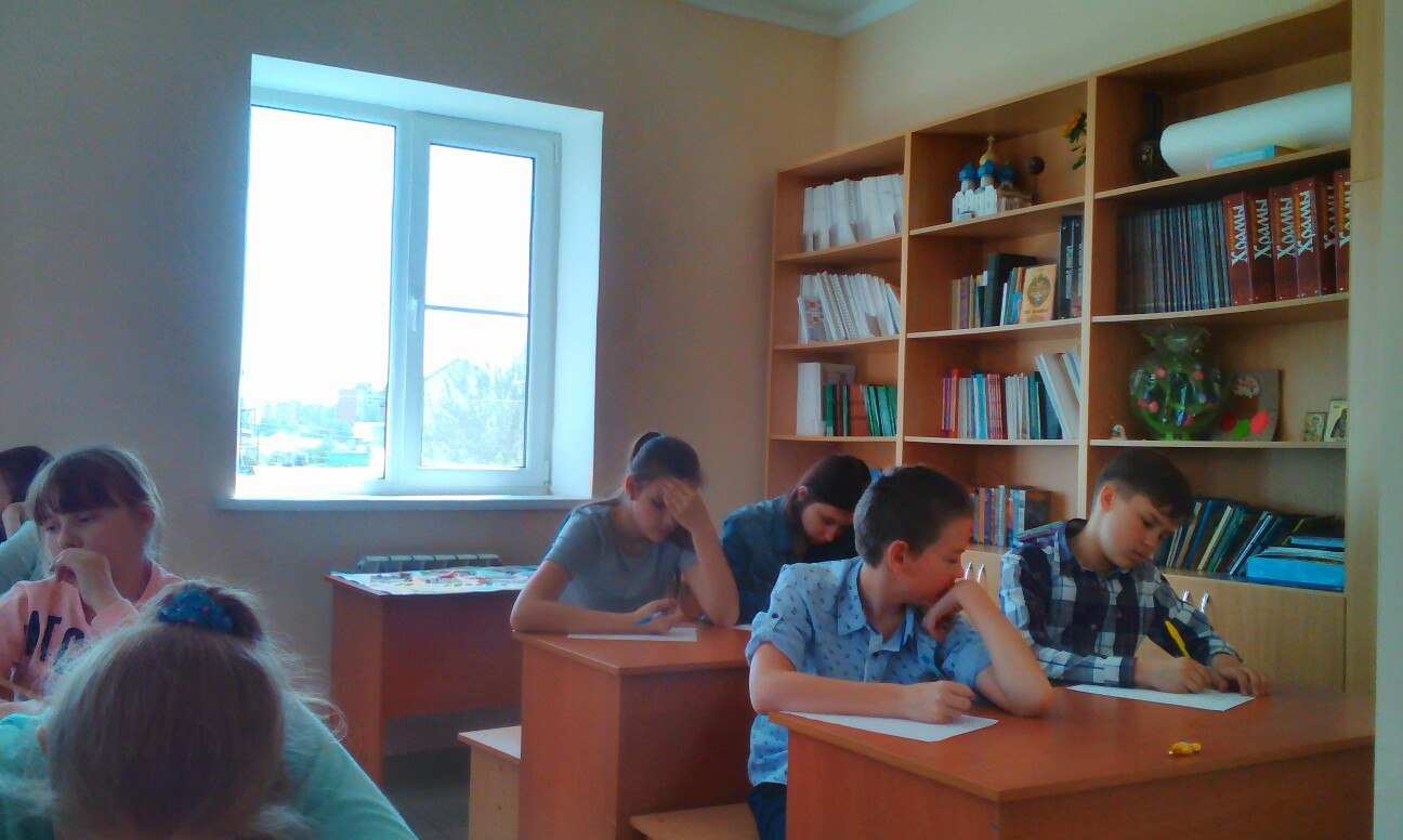 В воскресной школе прошли последние занятия в этом году