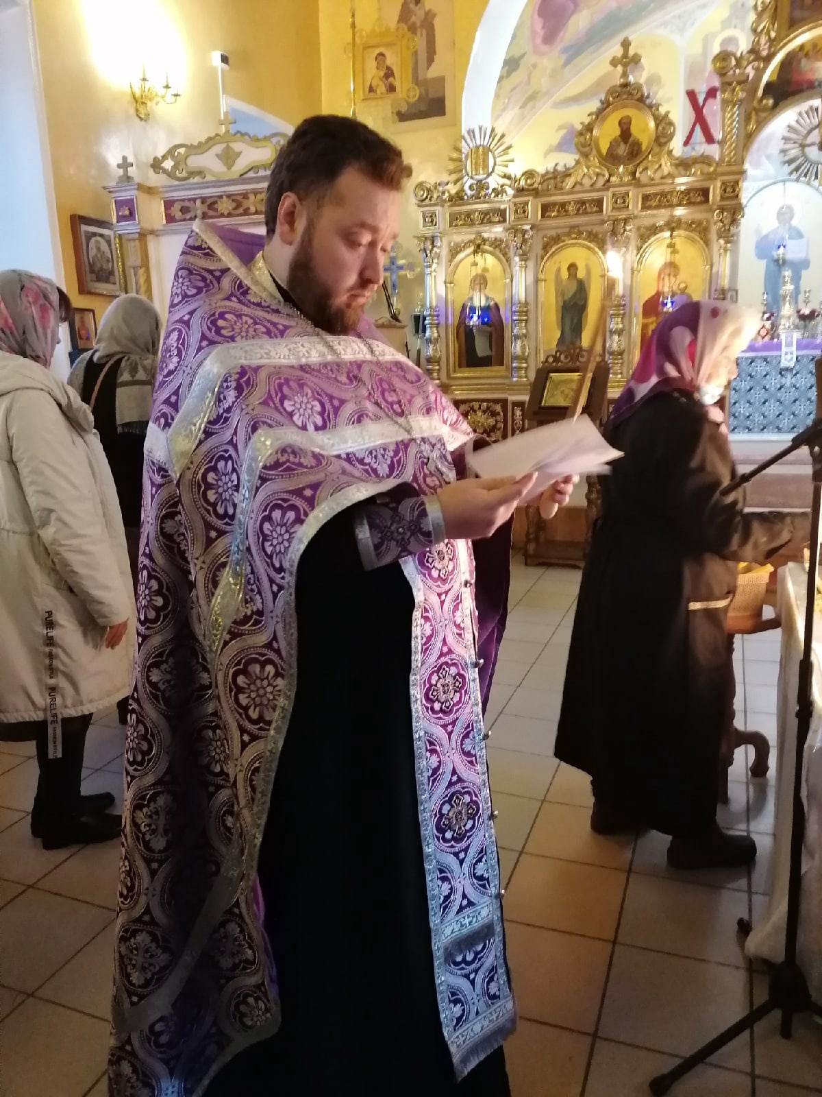  Вечернее богослужение накануне  Родительской субботы Великого поста