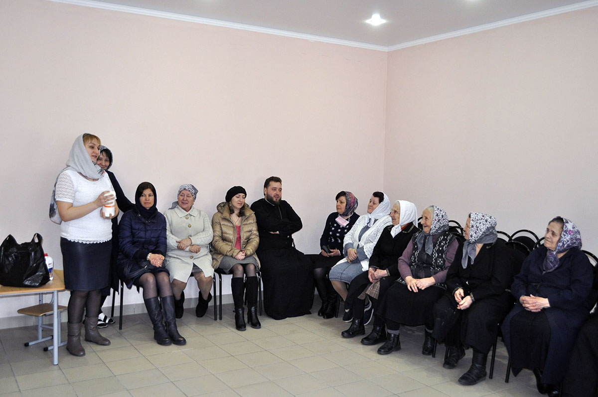 Лекция о профилактике коронавируса в храме