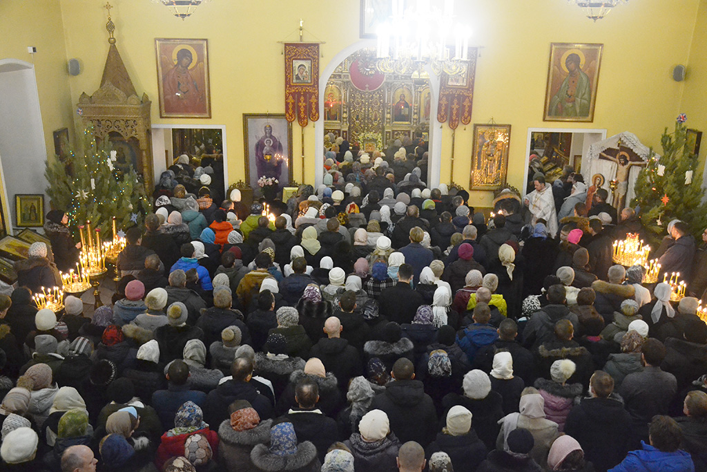 Праздник Рождества Христова в нашем храме 